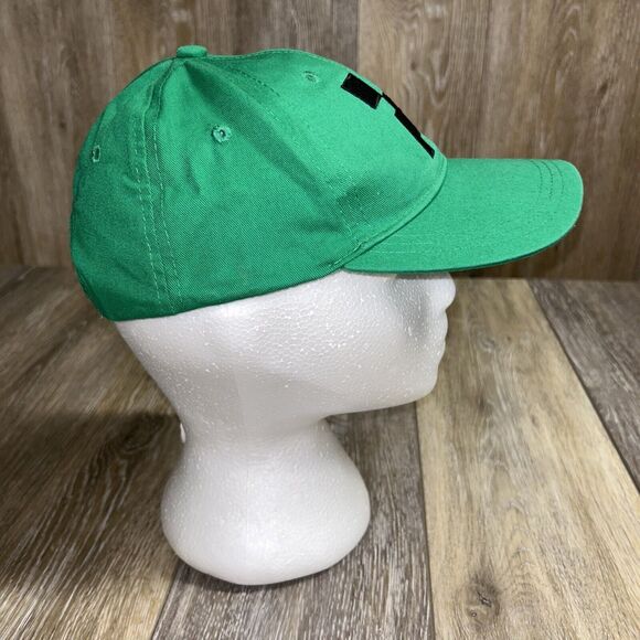Minecraft Jinx Hat Cap Creeper Baseball Green Youth Adjustable OSFM - Picture 3 of 7